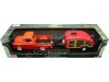 CARSDEMETAL.ES 1958 Chevrolet Apache Fleetline Red + Caravan Chardrop 1:24 Max Motor 79311-76083