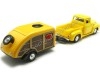 Cochesdememetal.es 1955 Ford F-100 Pickup + Caravana Tembard 1:24 MOTOR MAX 79341 76083