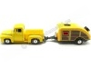 Cochesdememetal.es 1955 Ford F-100 Pickup + Caravana Tembard 1:24 MOTOR MAX 79341 76083