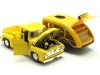 Cochesdememetal.es 1955 Ford F-100 Pickup + Caravana Tembard 1:24 MOTOR MAX 79341 76083