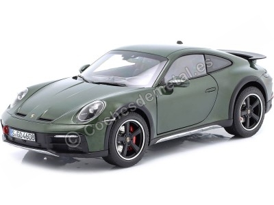 Cochesdemetal.es 2023 Porsche 911 (992) Dakar Verde Roble Metalizado 1:18 Norev 187241