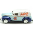 Cochesdemetal.es 1940 Ford Sedan Gulf Delivery Azul/Azul/Blanco Decorado 1:24 Motor Max 79661