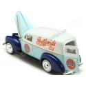 Cochesdemetal.es 1940 Ford Sedan Gulf Delivery Azul/Azul/Blanco Decorado 1:24 Motor Max 79661