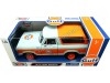 CARSDEMETAL.ES 1978 Ford Bronco Gulf Blue / Orange Décoré 1:24 MOTEUR MAX 79662