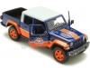 Cochesdemetal.es 2021 Jeep Gladiator Rubicon Gulf Azul/Naranja Decorado 1:24 Motor Max 79663