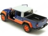 Cochesdemetal.es 2021 Jeep Gladiator Rubicon Gulf Azul/Naranja Decorado 1:24 Motor Max 79663