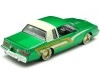 Cochesdemetal.es 1987 Buick Regal Lowrider Verde Metalizado Decorado 1:24 Motor Max 79023