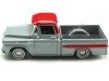 Cochesdemetal.es 1958 Chevrolet Apache Fleetside Lowrider Gris / Rojo 1:24 Motor Max 79033