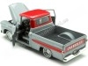 Cochesdemetal.es 1958 Chevrolet Apache Fleetside Lowrider Gris / Rojo 1:24 Motor Max 79033