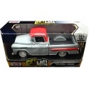 Cochesdemetal.es 1958 Chevrolet Apache Fleetside Lowrider Gris / Rojo 1:24 Motor Max 79033