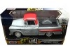 Cochesdemetal.es 1958 Chevrolet Apache Fleetside Lowrider Gris / Rojo 1:24 Motor Max 79033