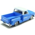 Cochesdememetal.es 1966 GMC C1000 STEPS-STEP LOWRIDER AZUL / BLANCO 1:24 MOTOR MAX 79035