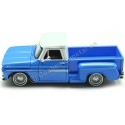 Cochesdememetal.es 1966 GMC C1000 STEPS-STEP LOWRIDER AZUL / BLANCO 1:24 MOTOR MAX 79035