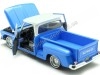 Cochesdememetal.es 1966 GMC C1000 STEPS-STEP LOWRIDER AZUL / BLANCO 1:24 MOTOR MAX 79035