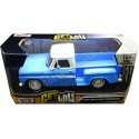 Cochesdememetal.es 1966 GMC C1000 STEPS-STEP LOWRIDER AZUL / BLANCO 1:24 MOTOR MAX 79035