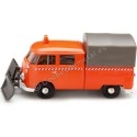 CARSDEMETAL.ES 1967 Volkswagen Type 2 T1 T1 Camiquette avec Quitanieves 1:24 Motor Max 79593