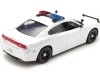 Cochesdemetal.es 2011 Dodge Charger Pursuit Con Luces y Sonido Blanco 1:24 Motor Max 79532