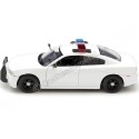 CARSDEMETAL.ES Pursuit Dodge Charger 2011 avec des lumières et du son blanc 1:24 MOTEUR MAX 79532