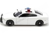 Cochesdemetal.es 2011 Dodge Charger Pursuit Con Luces y Sonido Blanco 1:24 Motor Max 79532