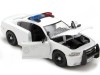 Cochesdemetal.es 2011 Dodge Charger Pursuit Con Luces y Sonido Blanco 1:24 Motor Max 79532