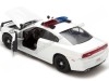 CARSDEMETAL.ES Pursuit Dodge Charger 2011 avec des lumières et du son blanc 1:24 MOTEUR MAX 79532