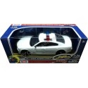 Cochesdemetal.es 2011 Dodge Charger Pursuit Con Luces y Sonido Blanco 1:24 Motor Max 79532