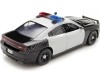 Cochesdemetal.es 2011 Dodge Charger Pursuit Con Luces y Sonido Negro/Blanco 1:24 Motor Max 79533