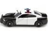 Cochesdemetal.es 2011 Dodge Charger Pursuit Con Luces y Sonido Negro/Blanco 1:24 Motor Max 79533