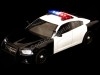 Cochesdemetal.es 2011 Dodge Charger Pursuit Con Luces y Sonido Negro/Blanco 1:24 Motor Max 79533