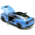 Cochesdemetal.es 2024 Ford Mustang GT Azul Metalizado 1:24 Welly 24123