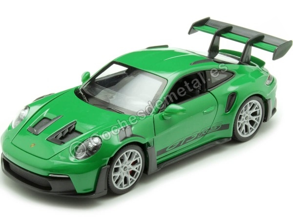 Cochesdemetal.es 2023 Porsche 911 (992) GT3 RS Verde 1:24 Welly 24122