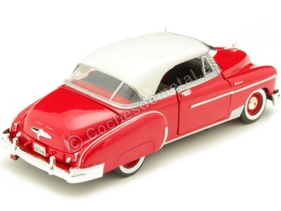 Cochesdemetal.es 1950 Chevrolet Bel Air Hard Top Rojo/Blanco 1:24 Motor Max 73268 2