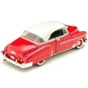 Cochesdemetal.es 1950 Chevrolet Bel Air Hard Top Rojo / Blanco 1:24 Motor Max 73268