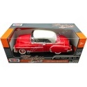 Cochesdemetal.es 1950 Chevrolet Bel Air Hard Top Rojo / Blanco 1:24 Motor Max 73268