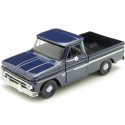 Cochesdemetal.es 1966 Chevrolet C10 Fleetside Pickup Azul 1:24 Motor MAX 73355