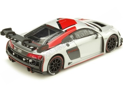 Cochesdemetal.es 2015 Audi R8 LMS GT3 Plateado Decorado 1:24 Motor Max 73788 2