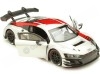 Cochesdemetal.es 2015 Audi R8 LMS GT3 Plateado Decorado 1:24 Motor Max 73788