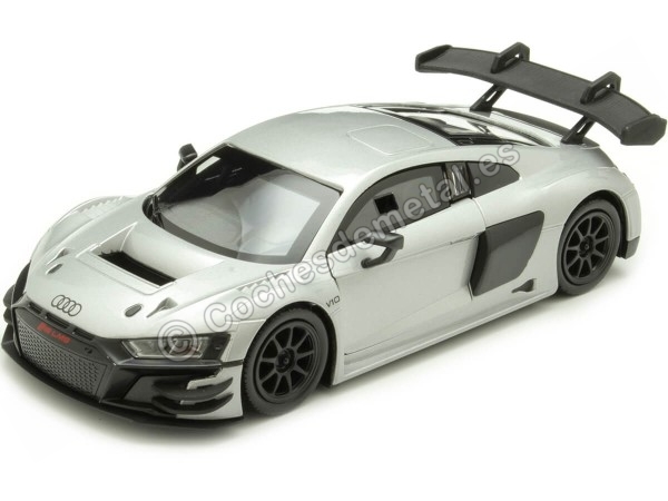 Cochesdemetal.es 2015 Audi R8 LMS GT3 Plateado 1:24 Motor Max 79380