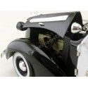 1936 Pontiac Deluxe "Police Car" Negro-Blanco 1:18 Signature Models 18140 Cochesdemetal 11 - Coches de Metal 