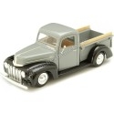 Cochesdemetal.es 1945 Ford Pickup Jailbar Gris/Negro 1:24 Motor Max 79388