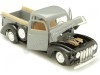 Cochesdemetal.es 1945 Ford Pickup Jailbar Gris / Negro 1:24 Motor Max 79388