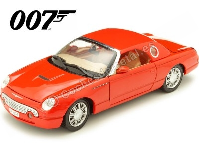 Cochesdemetal.es 2002 Ford Thunderbird Hardtop "007 James Bond Muere Otro Dia" 1:24 Motor Max 79853