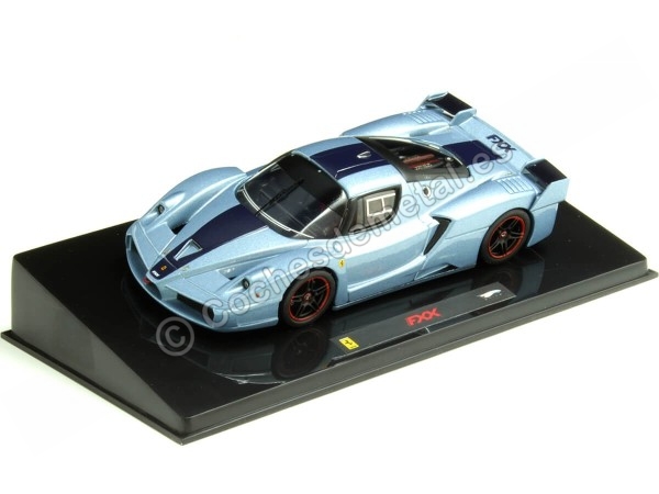 Cochesdemetal.es 2005 Ferrari FXX Azul/Azul Metalizado 1:43 Hot Wheels Elite N5611