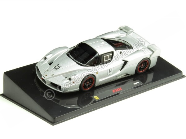 Cochesdemetal.es 2005 Ferrari FXX Plateado 1:43 Hot Wheels Elite N5609