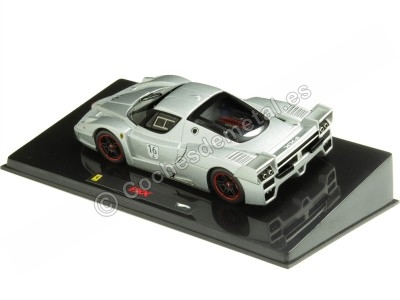 Cochesdemetal.es 2005 Ferrari FXX Plateado 1:43 Hot Wheels Elite N5609 2