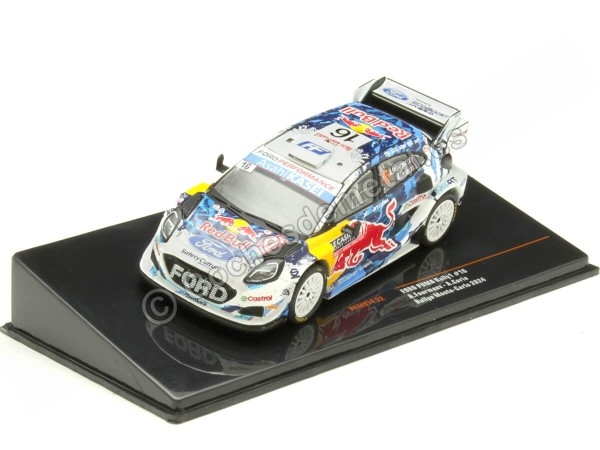 Cochesdemetal.es 2024 Ford Puma Rally1 Nº16 Fourmaux/Coria Rally Monte Carlo 1:43 IXO Models RAM914.22