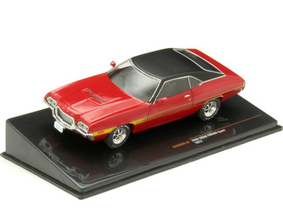 Cochesdemetal.es 1972 Ford Gran Torino Sport Rojo/Negro 1:43 IXO Models CLC565N.22