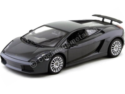Cochesdemetal.es 2007 Lamborghini Gallardo Superleggera Gris Dark 1:18 Motor Max 73181