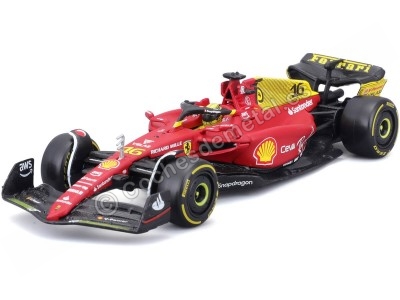 Cochesdemetal.es 2022 Scudería Ferrari F1-75 Nº16 Charles Leclerc GP F1 Monza 1:43 Bburago Signature Series 36831L 2