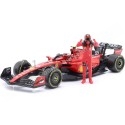 Cochesdemetal.es 2023 Ferrari SF-23 Fórmula 1 Nº55 Carlos Sainz + Figura del Piloto 1:24 Bburago 26809